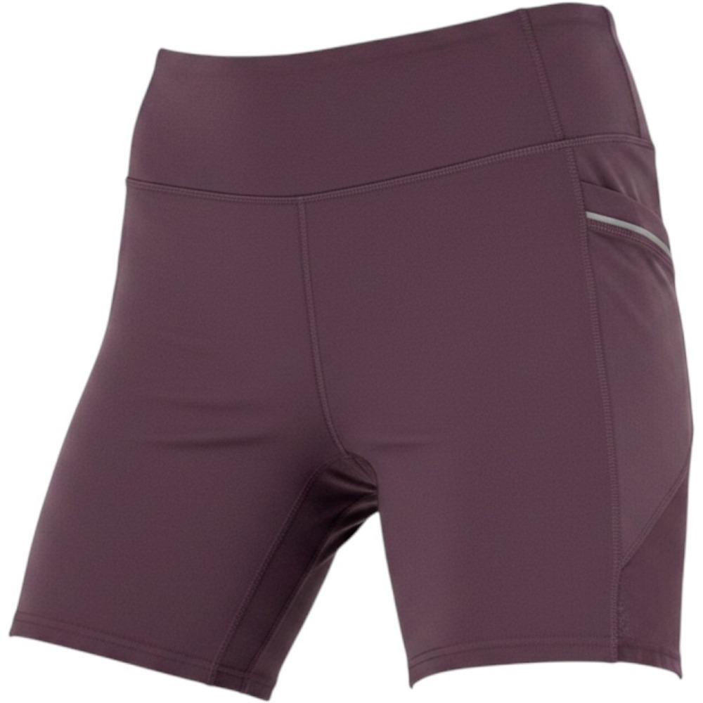 Vital Life Plum Purple Mesh Panel Biker Shorts Side Pockets 1XL Reflective Trim